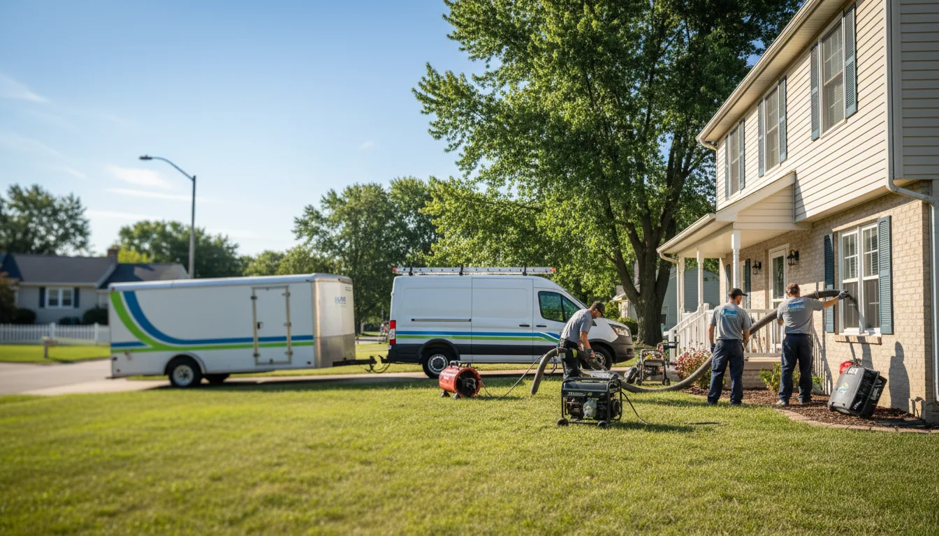 Flooded Basement Restoration And Cleanup With Repair in Washburn, ND near me
